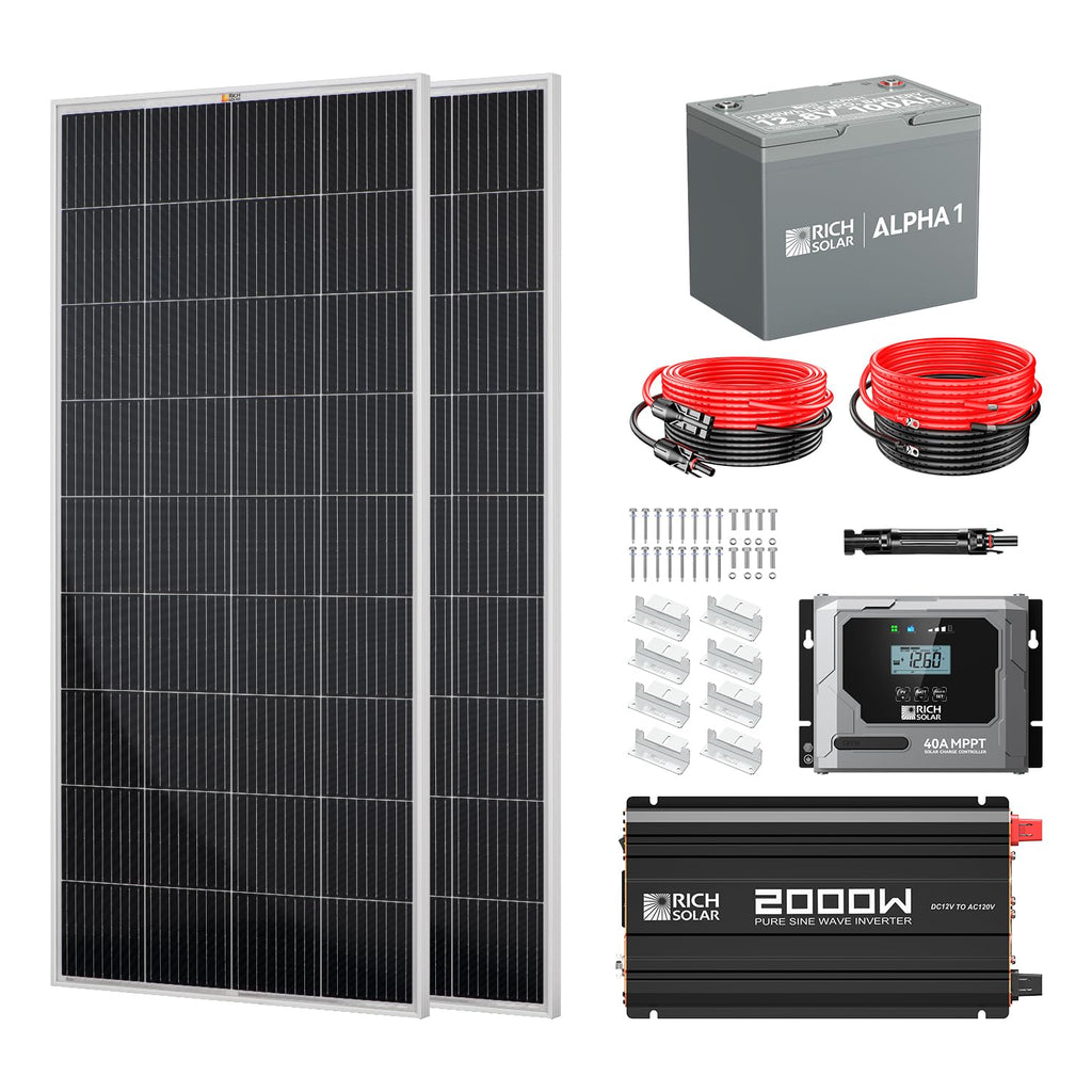 400 Watt Complete Solar Kit E545089