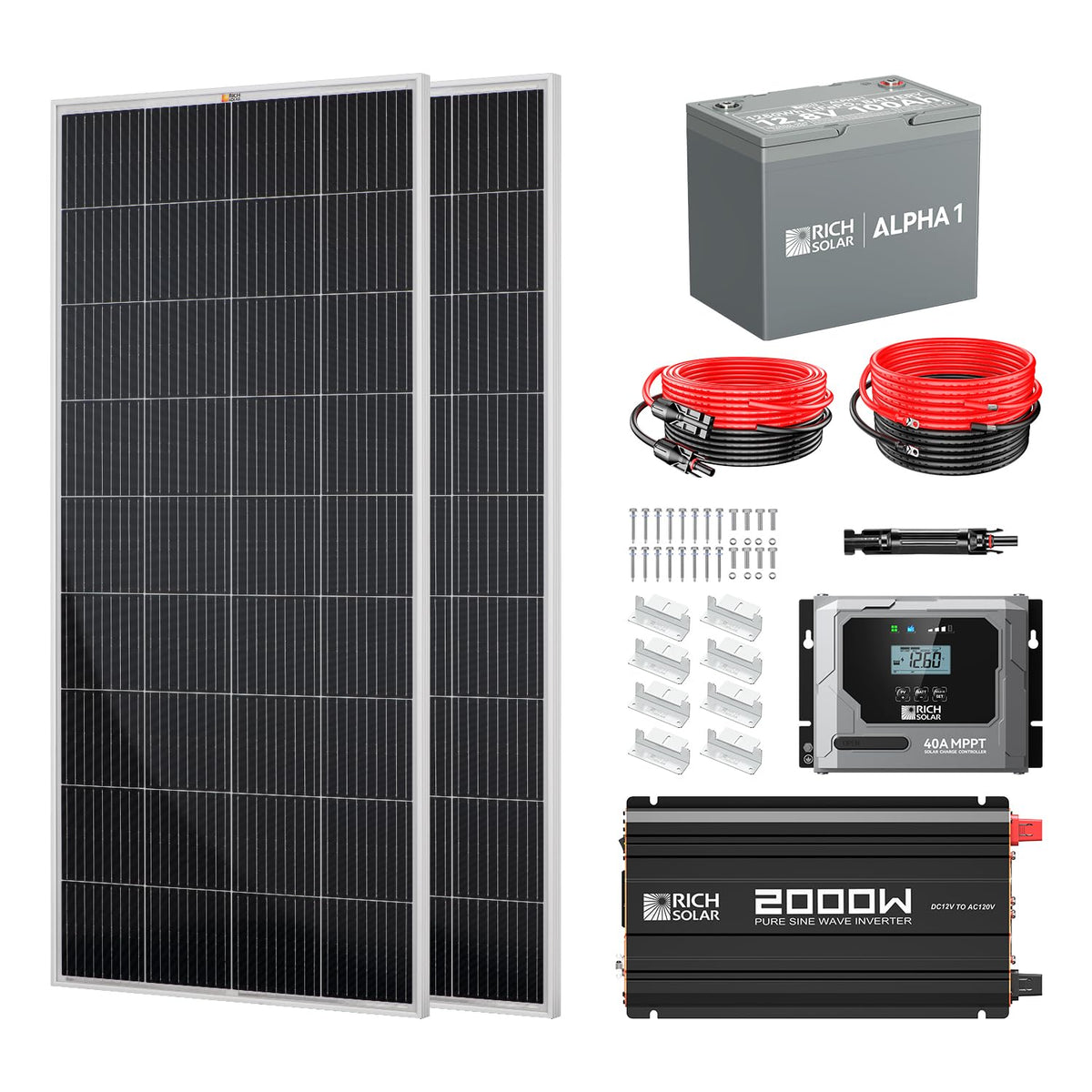 400 Watt Complete Solar Kit E545089