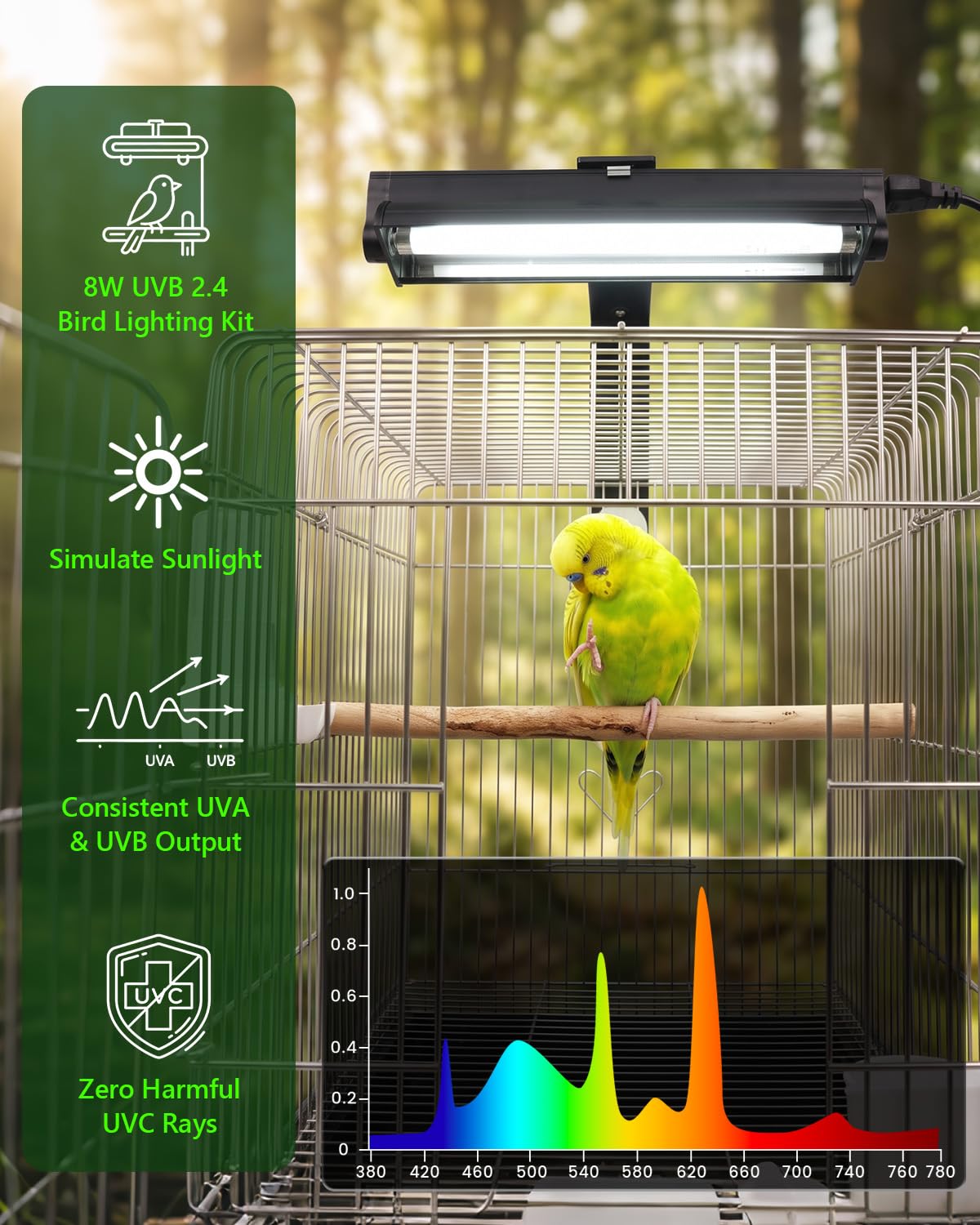 8W Bird Lamp P258