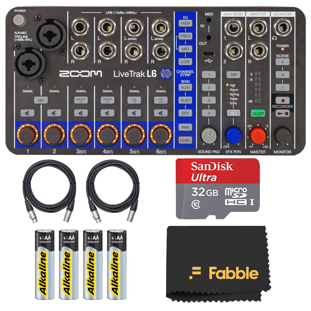 6-Channel Digital Mixer and Multitrack Recorder V4829