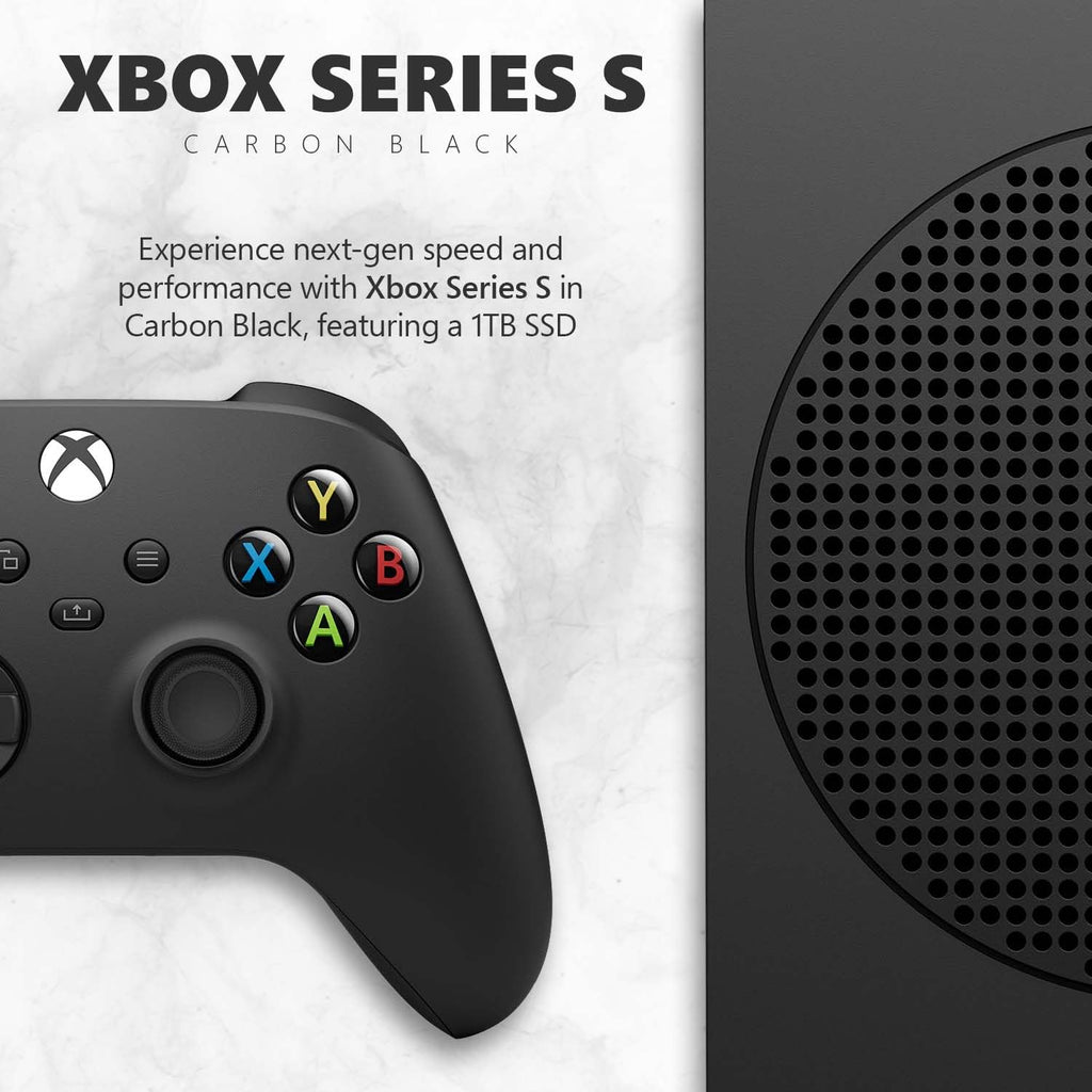 Xbox Series S 1TB SSD Console Carbon Black with Wireless Controller F990920
