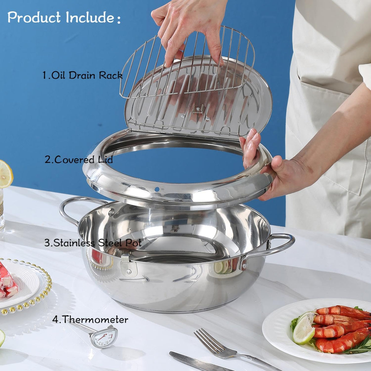 Deep Fryer Pot 4.6 QT A40699
