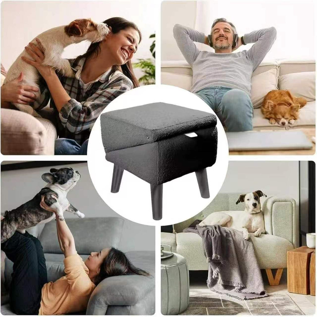 Foldable Dog Ramp Convertible Dog Steps Ottoman B6247