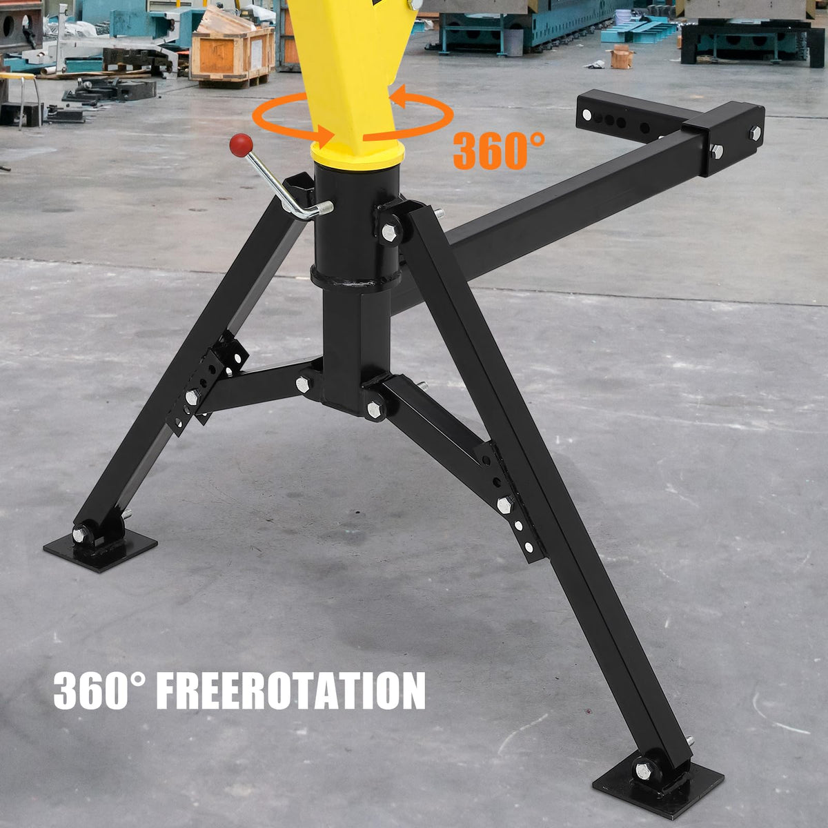 1000 lbs 360° Swivel Hydraulic Pickup Truck Crane X7433