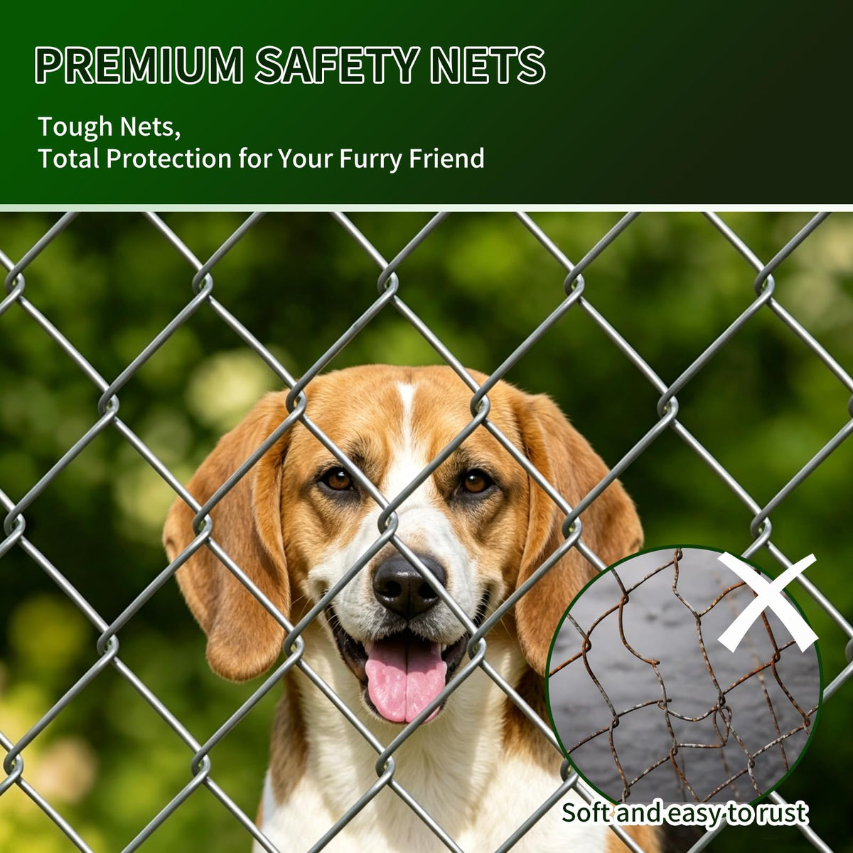 Heavy Duty Outdoor Dog Kennel Galvanized Steel Enclosure L102785
