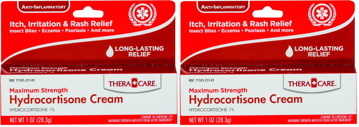 Hydrocortisone Cream 1 oz Pack of 2 Y331