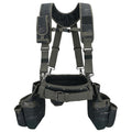 Camo Tool Belt with Suspenders Tool Pouch Organizer Heavy Duty W721456