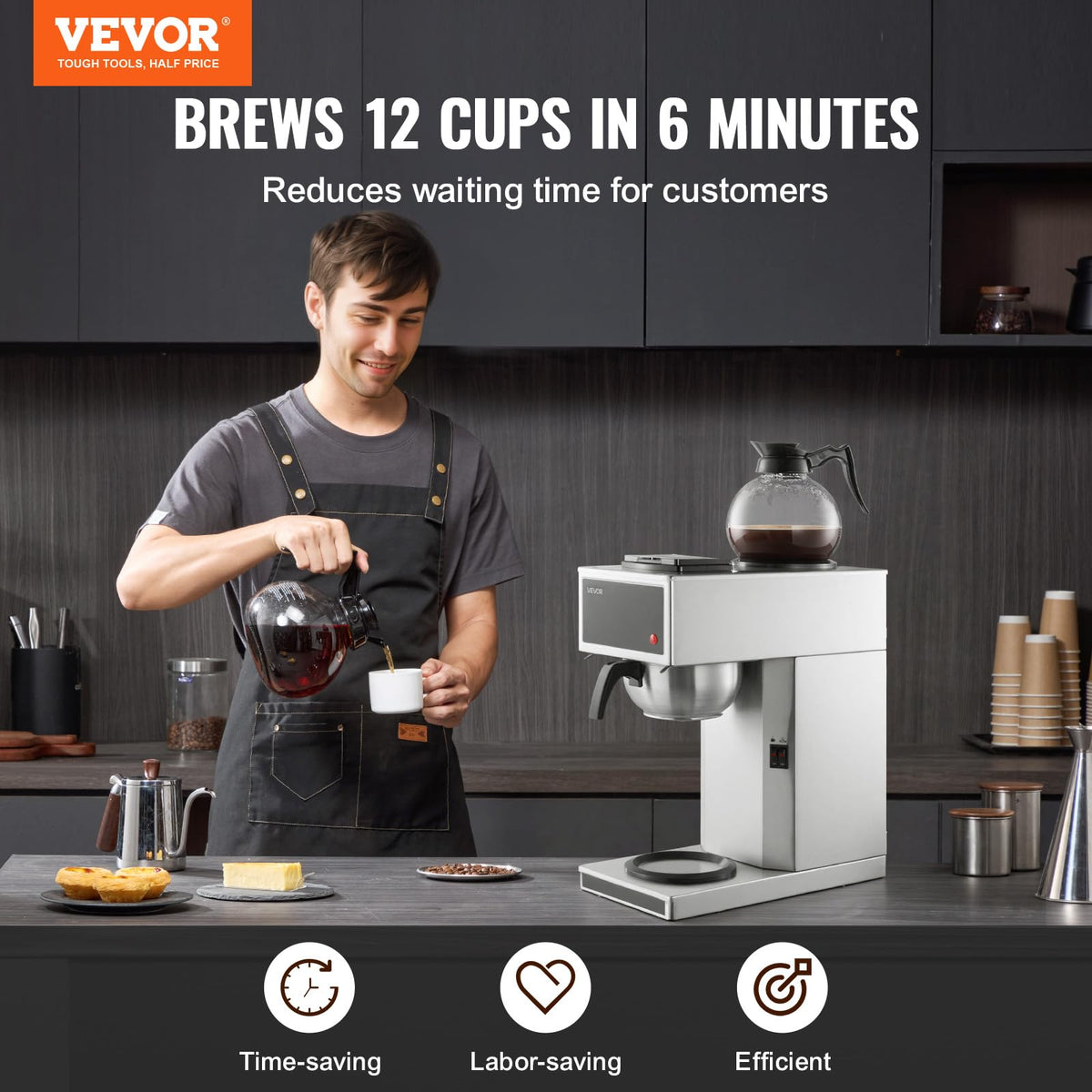 Commercial Drip Coffee Maker 12 Cups K779855