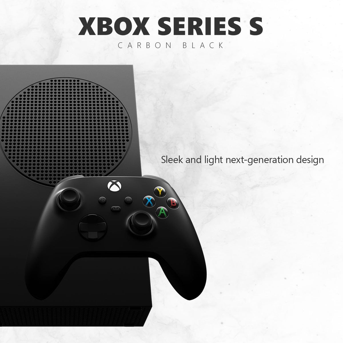 Xbox Series S 1TB SSD Console Carbon Black with Wireless Controller F990920