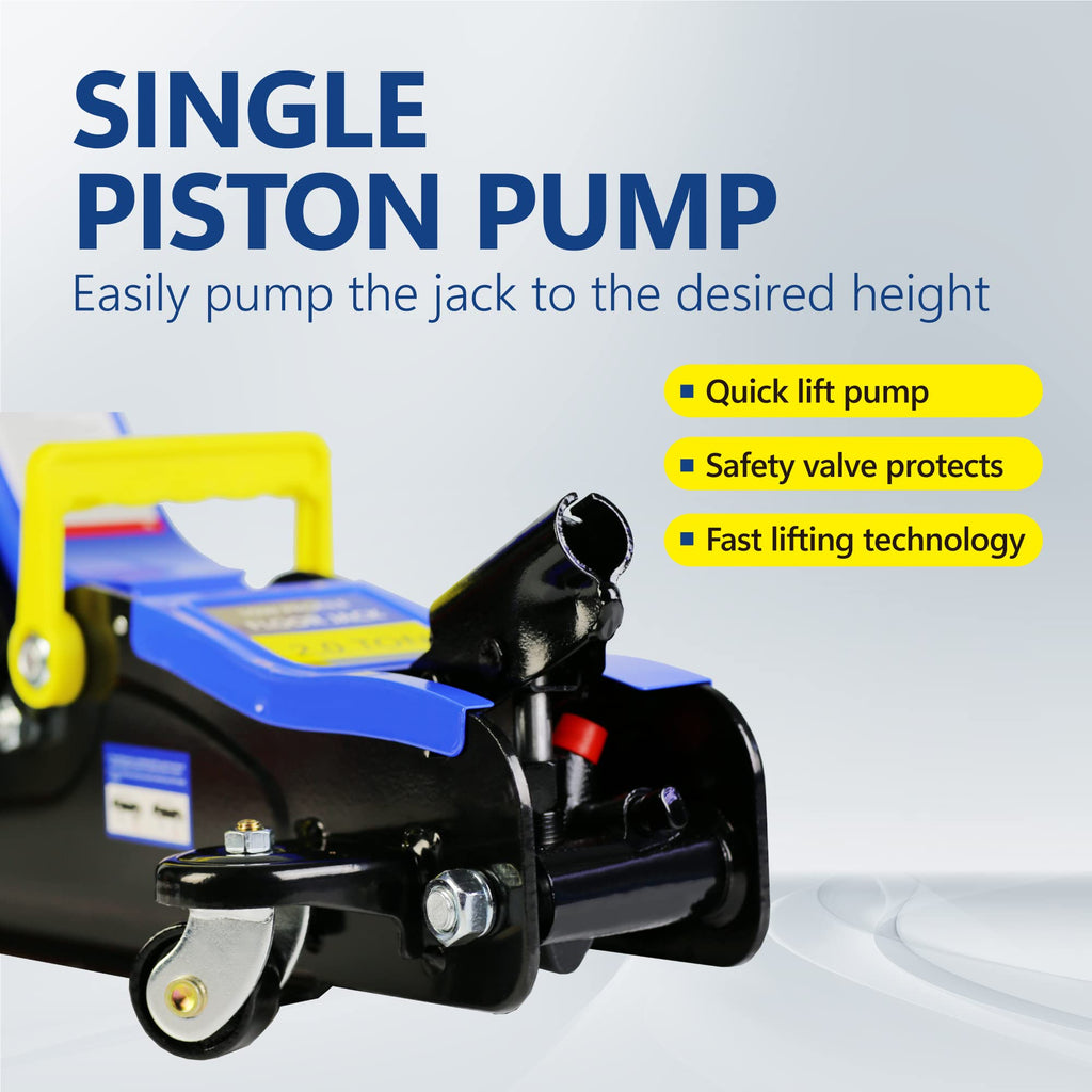 Low Profile Steel Floor Jack, 4000 lb I5816