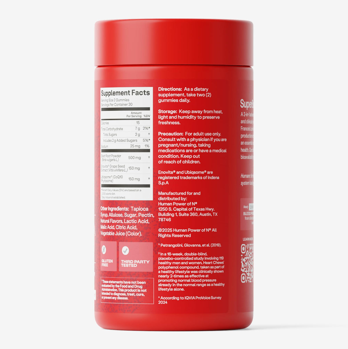 Heart Gummies 150mg CoQ10 60 Ct P780