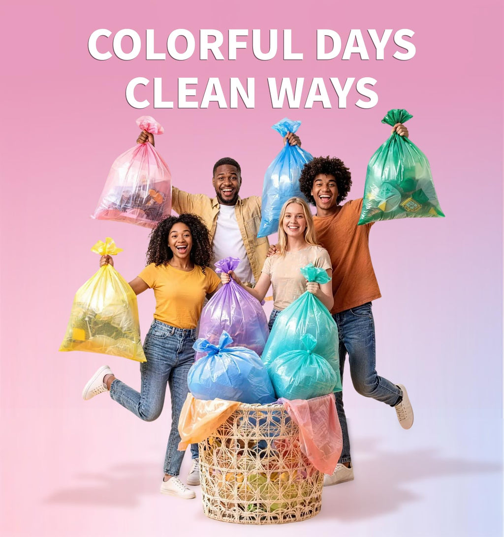 4 Gallon 0.86 Mil Unscented 150 Count Small Trash Bags X498