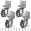 1" Swivel Plate Casters, 4 Pcs Q806501