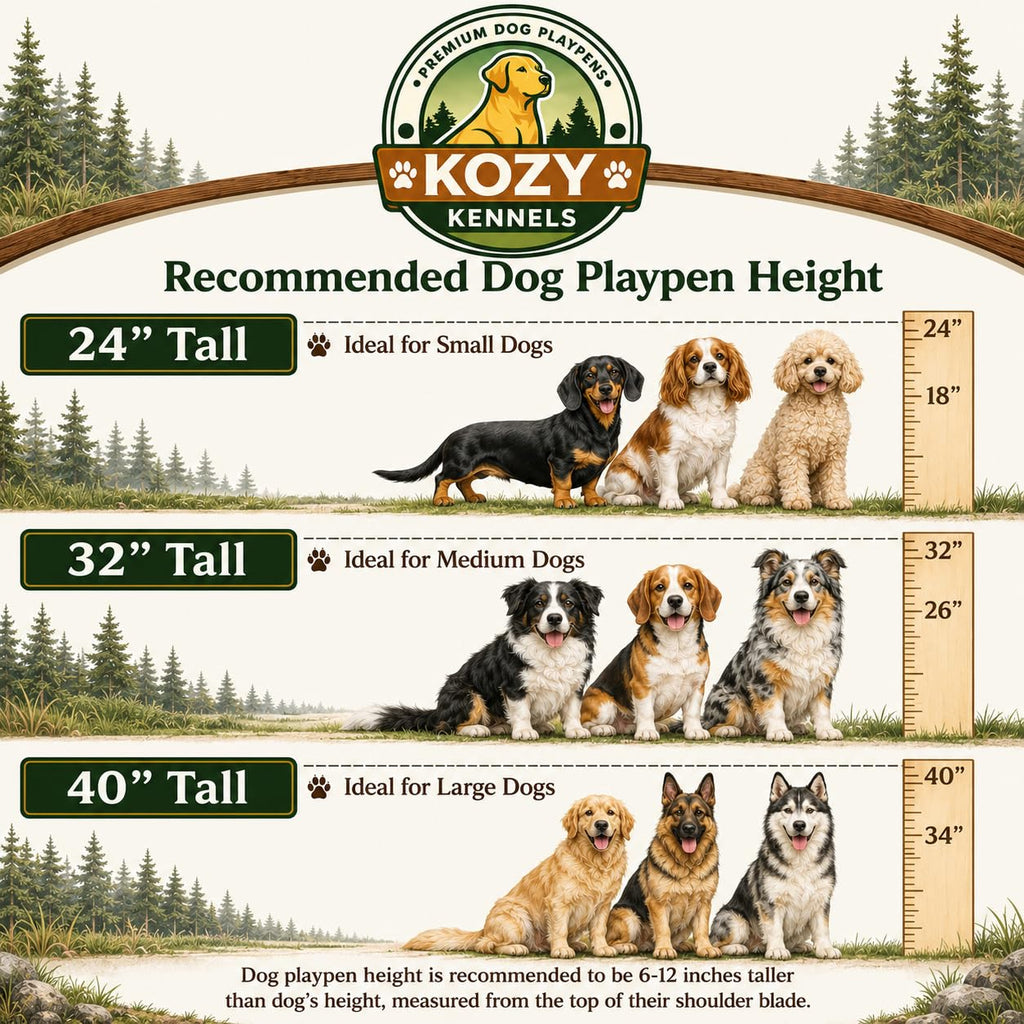 24 inch 16 Panels Heavy Duty Metal Portable Pet Playpen with Gate M2661