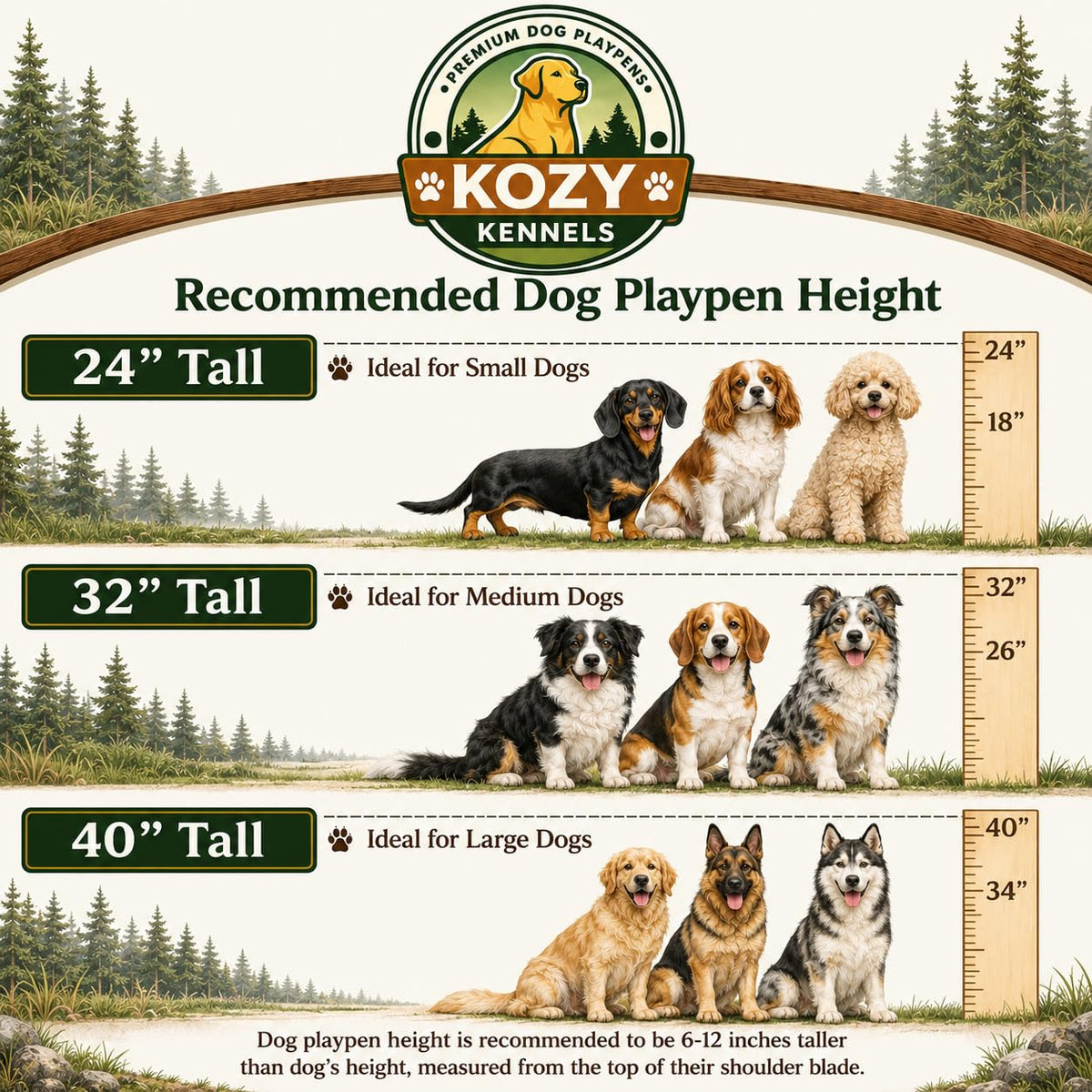 24 inch 16 Panels Heavy Duty Metal Portable Pet Playpen with Gate M2661