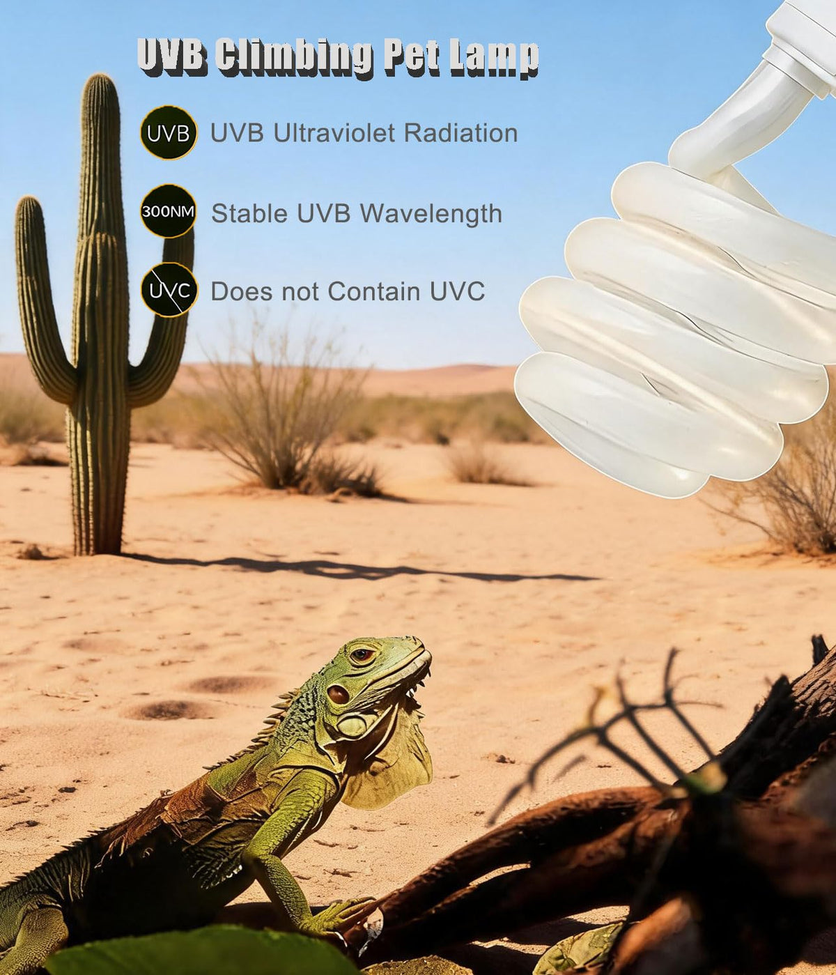 E26 Reptile UVB Light Bulb 26W 2-Pack N6365