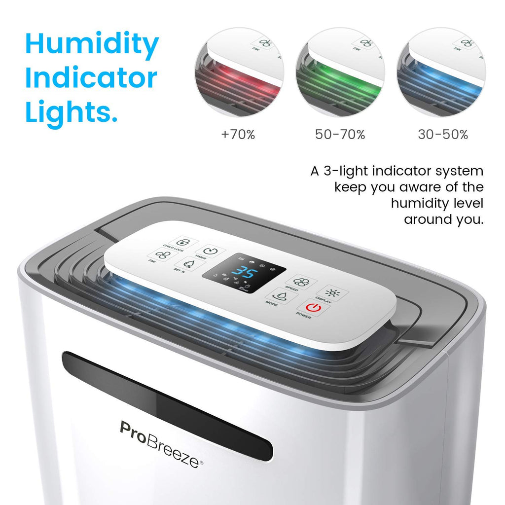 50 Pint Dehumidifier with Continuous Drain Hose J40559