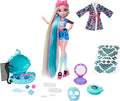 Monster High Doll with Hairstyling Clips, Hair Chalk & Tattoos P3105
