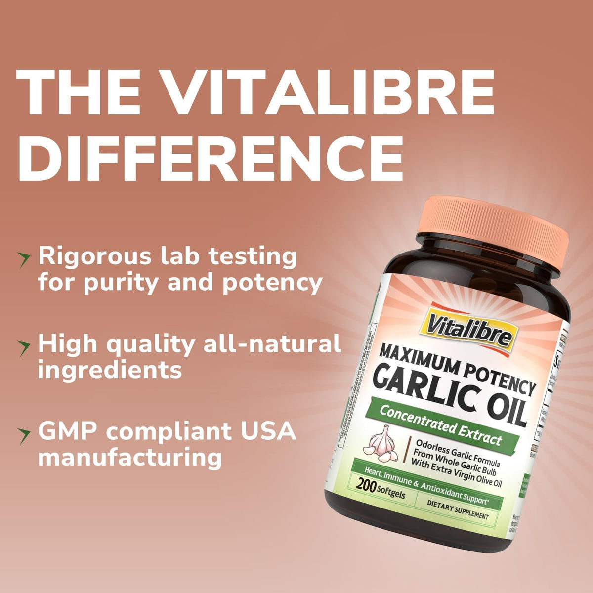 Odorless Garlic Oil 200 Softgels Y57088