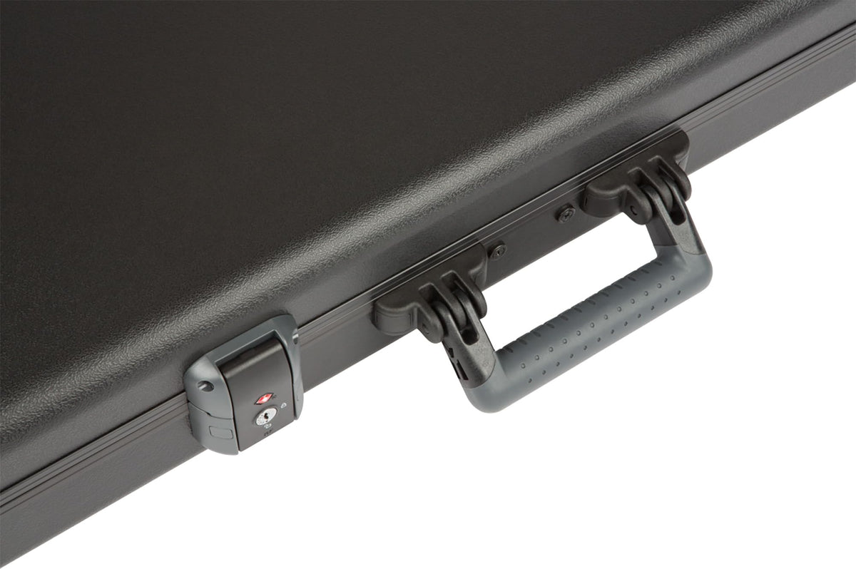 Black Molded Guitar Case with Guitar Strap and 24-Pack Picks P727