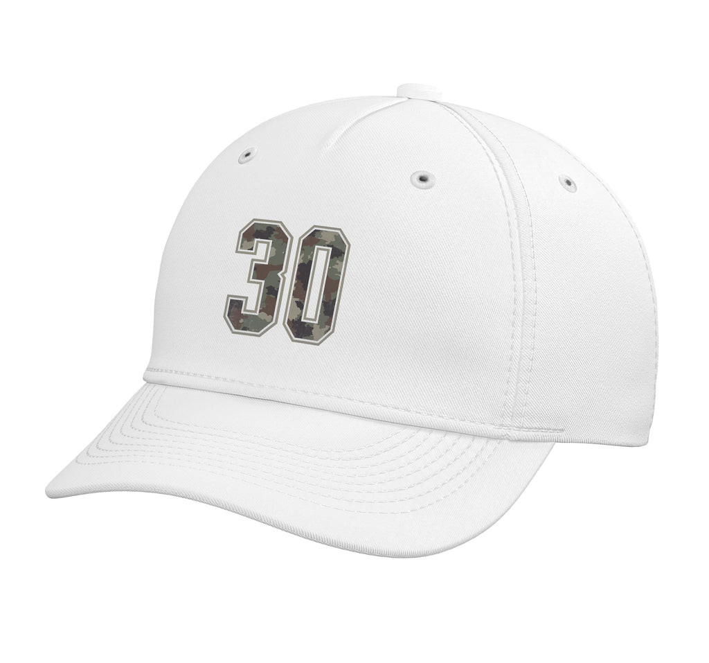 Camouflage Number 30 Adjustable Baseball Hat U337