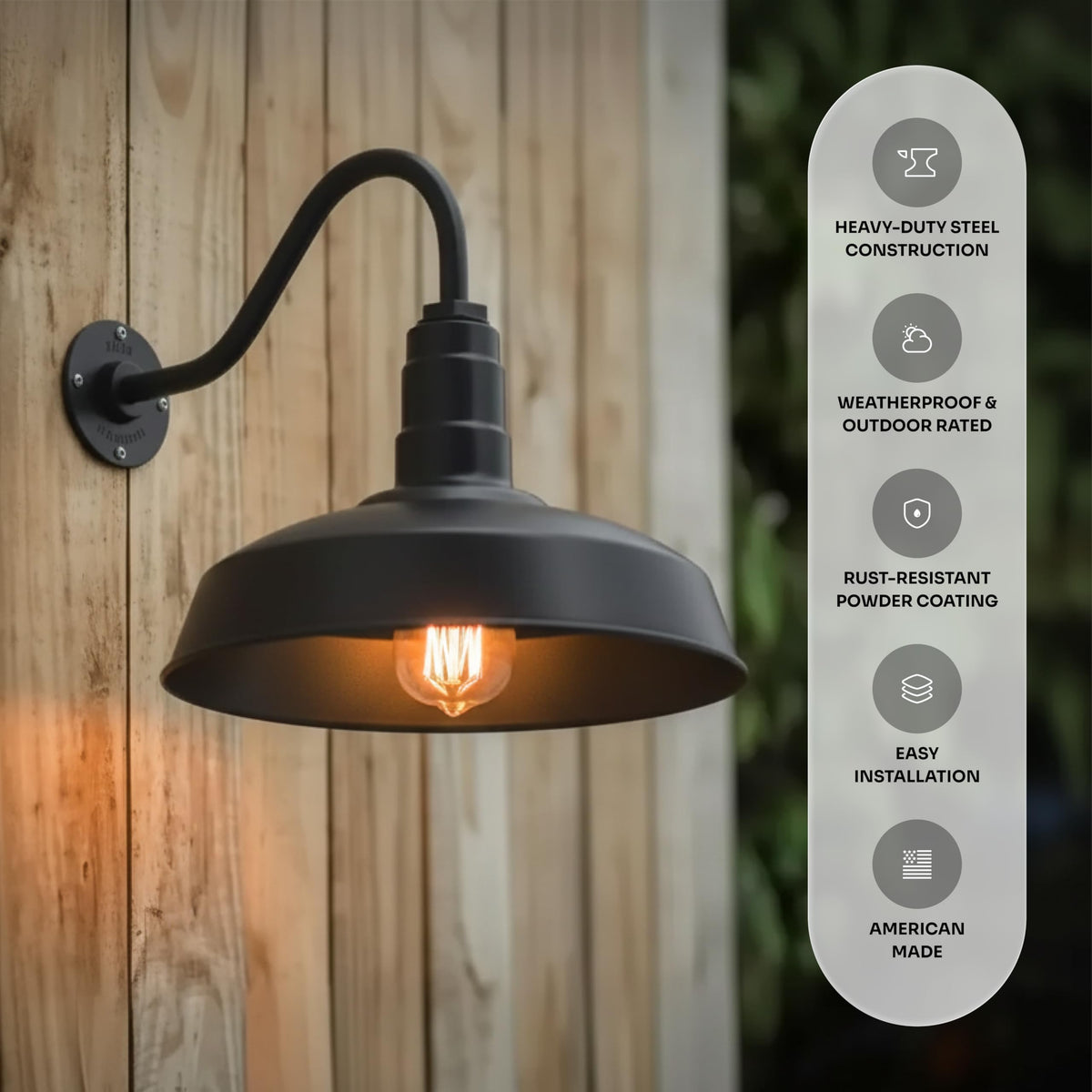 23" Gooseneck Barn Light Outdoor V83103