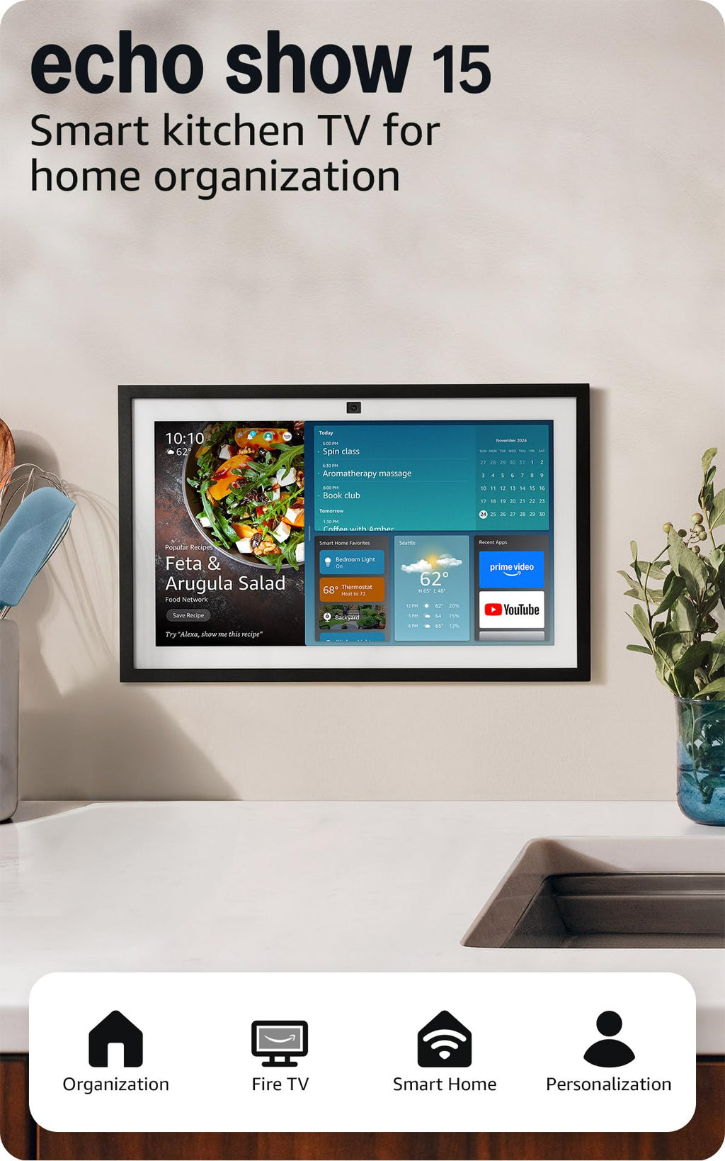 15.6" Full HD Kitchen Hub N4617