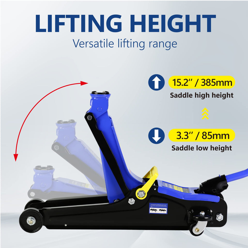 Low Profile Steel Floor Jack, 4000 lb I5816