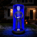 7.6FT Halloween Inflatable Outdoor Decoration with Blue LED Lights N7579