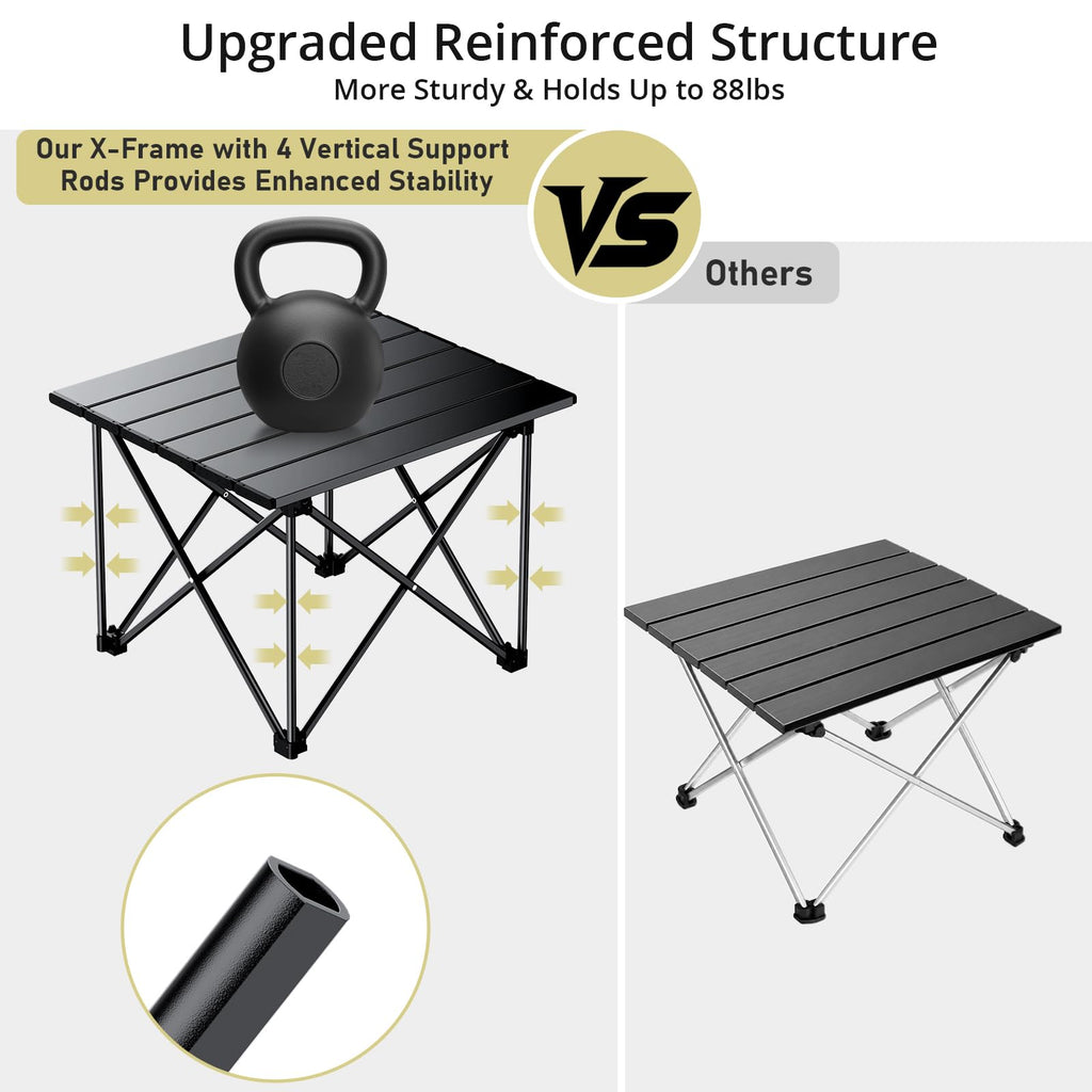 Small Ultralight Aluminum Folding Camping Table B78764