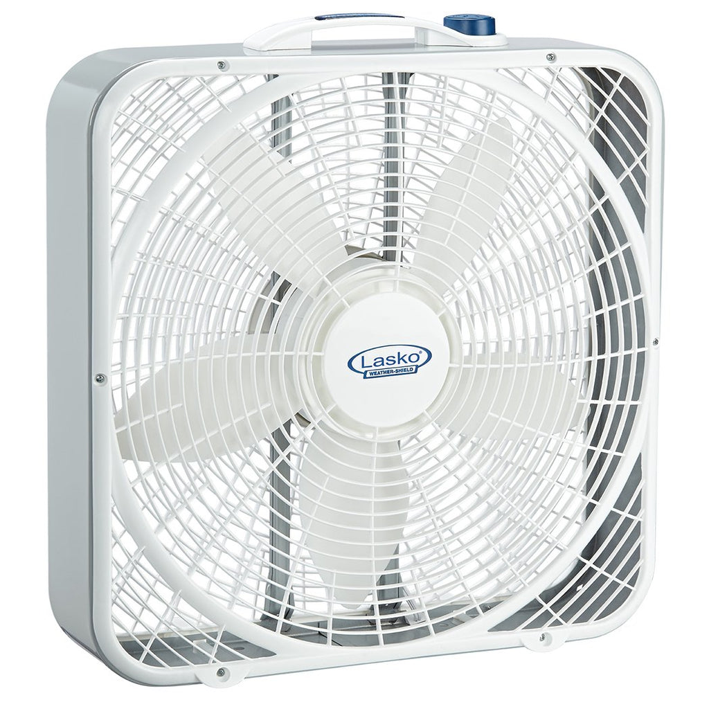 20 Inch 3 Speeds White Box Fan with Carry Handle G6507