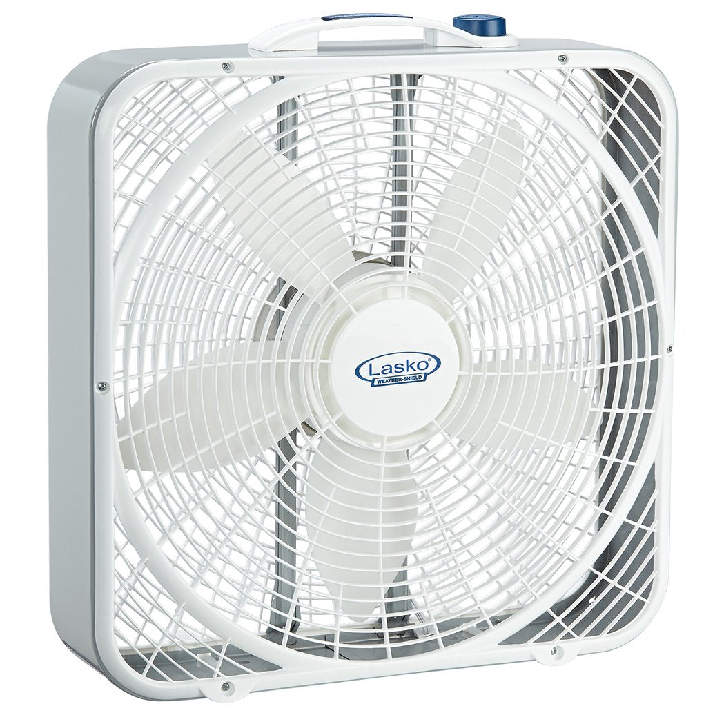 20 Inch 3 Speeds White Box Fan with Carry Handle G6507