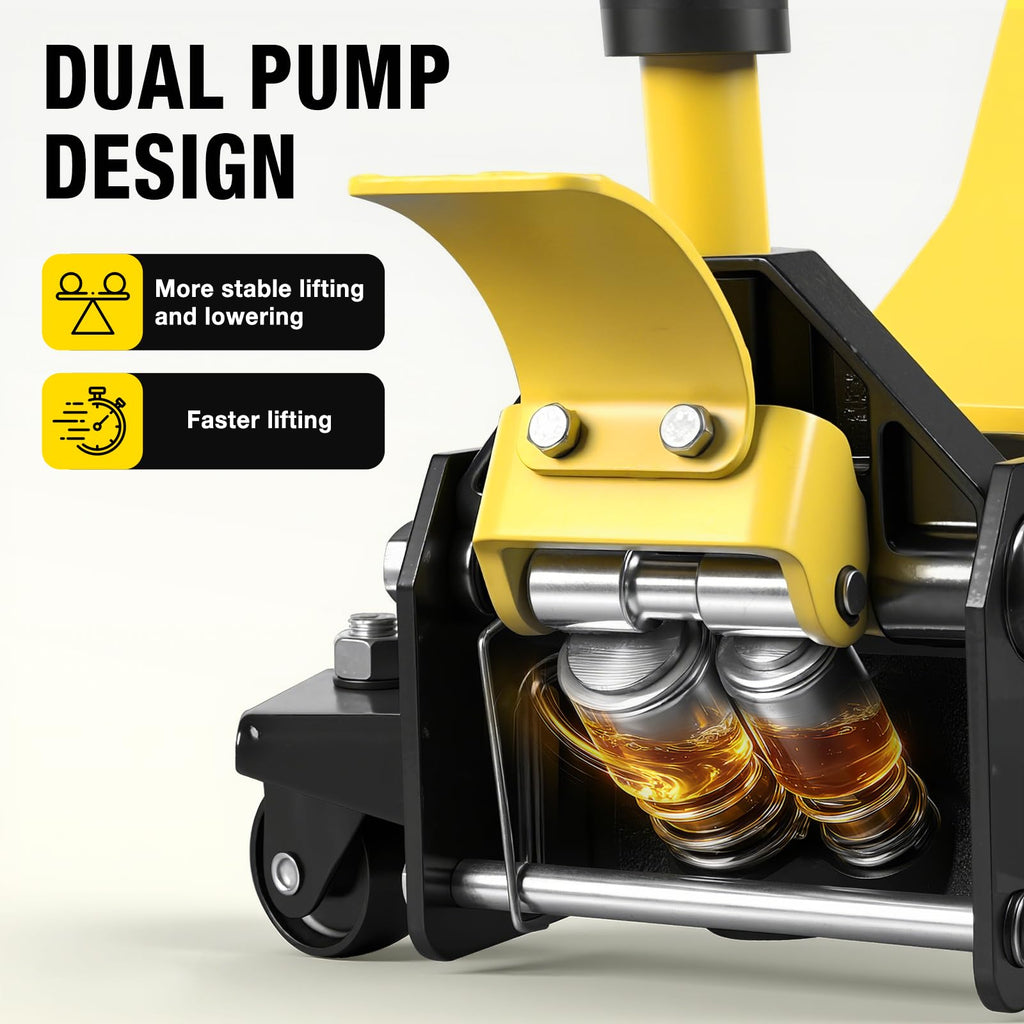 2 Ton Low Profile Hydraulic Floor Jack with Foot Pedal E692