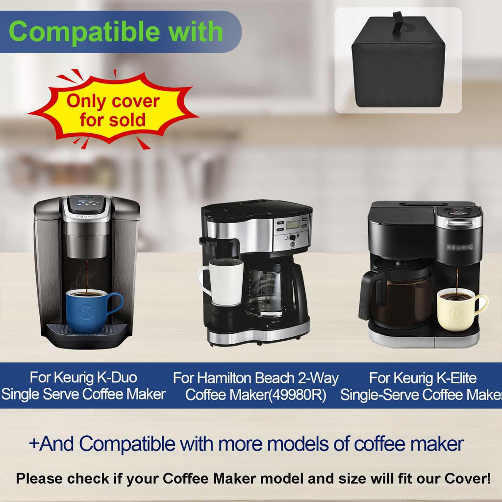 Black Coffee Maker Cover D503