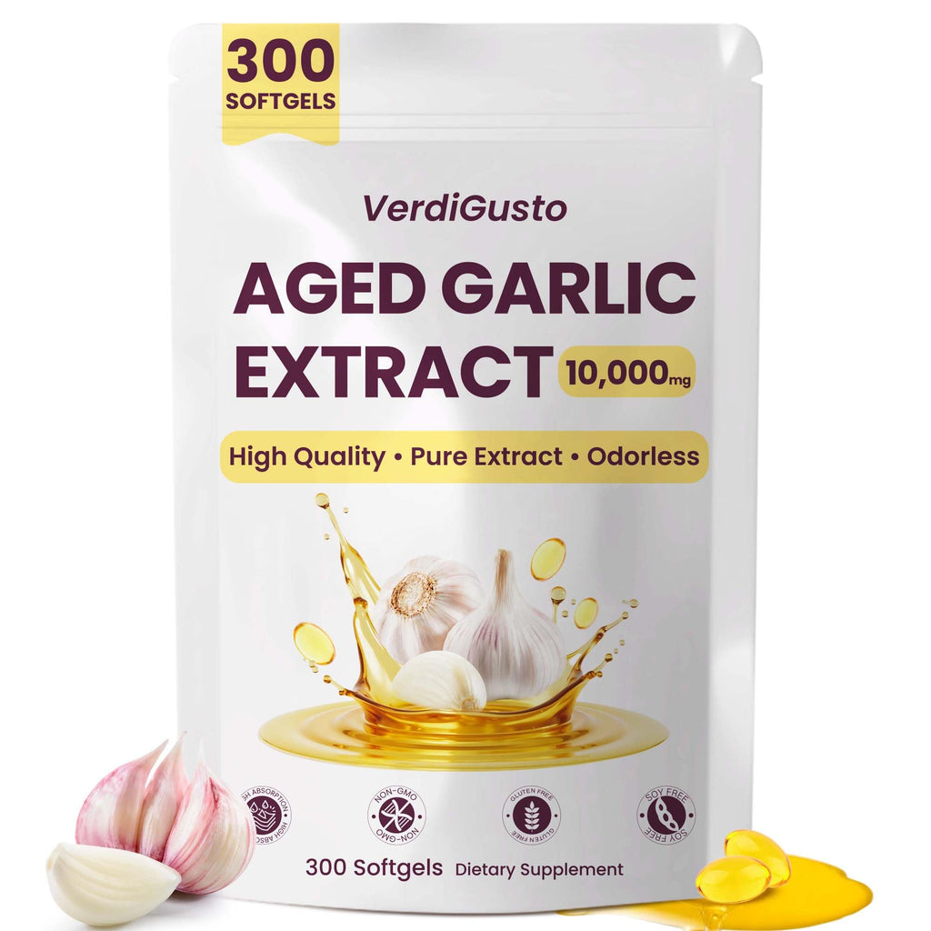 Aged Garlic Extract Softgels 10000mg 300 Count J93912