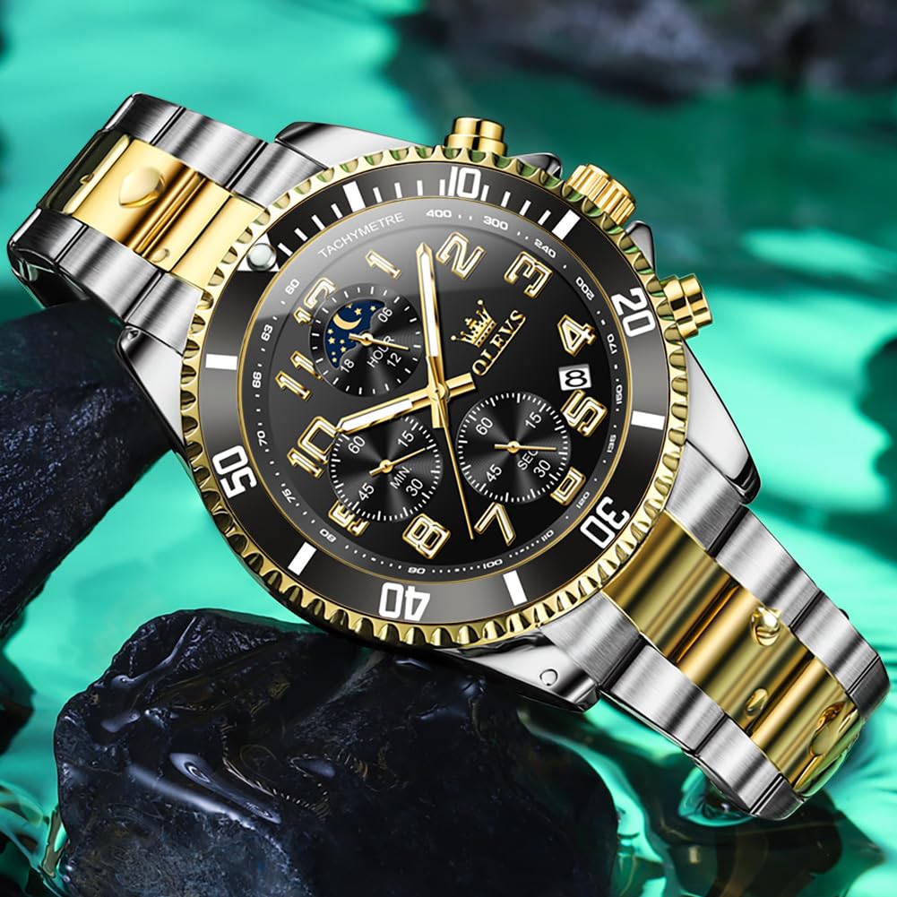 Mens Stainless Steel Waterproof Analog Watch R98004