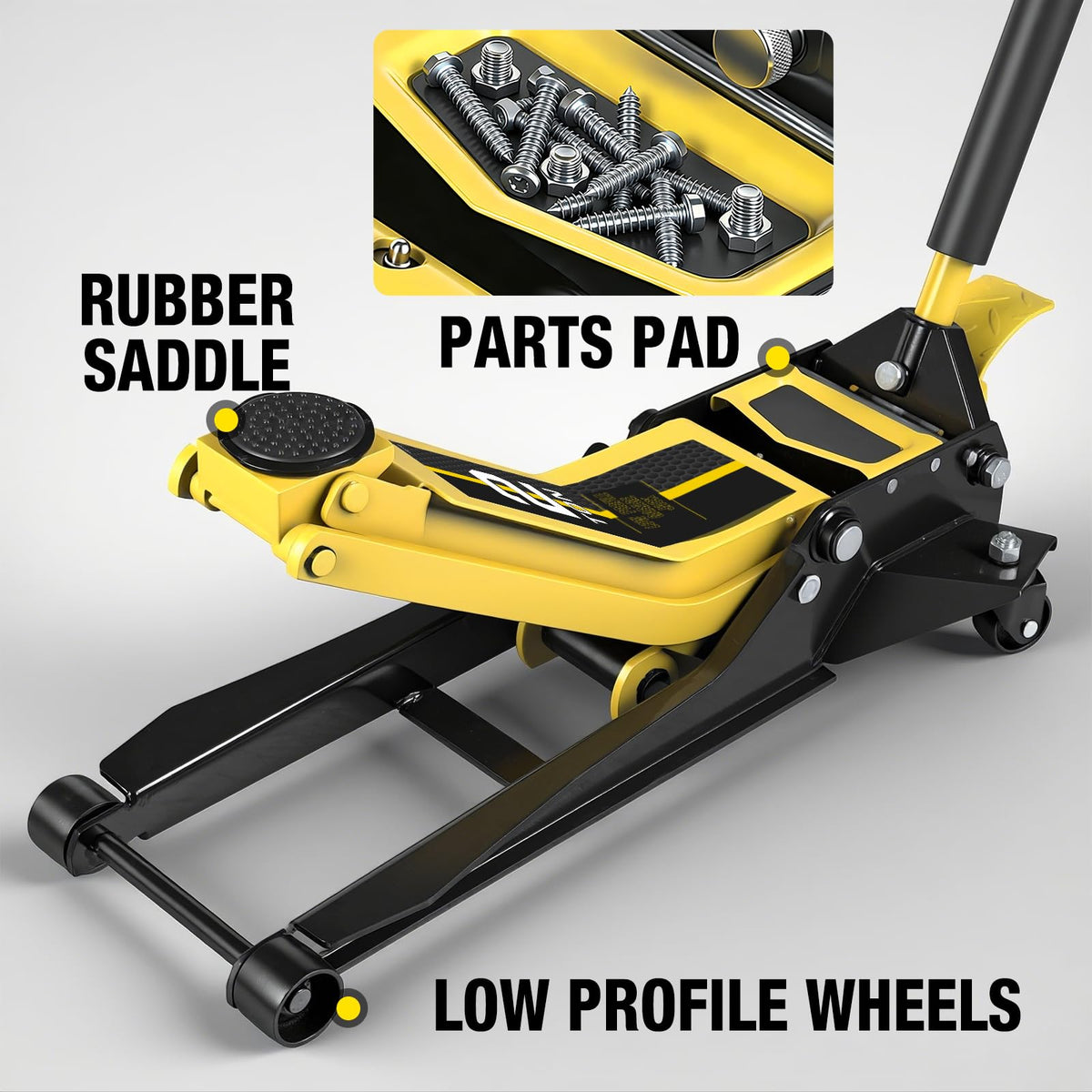 2 Ton Low Profile Hydraulic Floor Jack with Foot Pedal E692