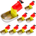 8 Pack Stainless Steel Auto Fill Chicken Waterer Cups Q949578