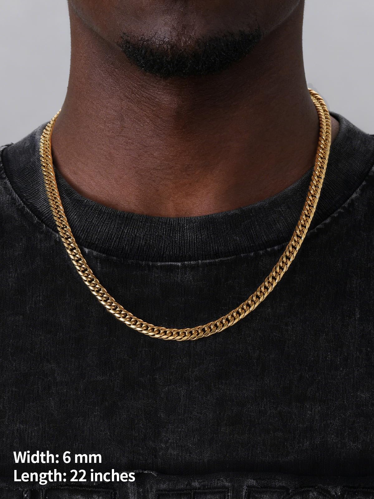 Cuban Link Chain Necklace L2584
