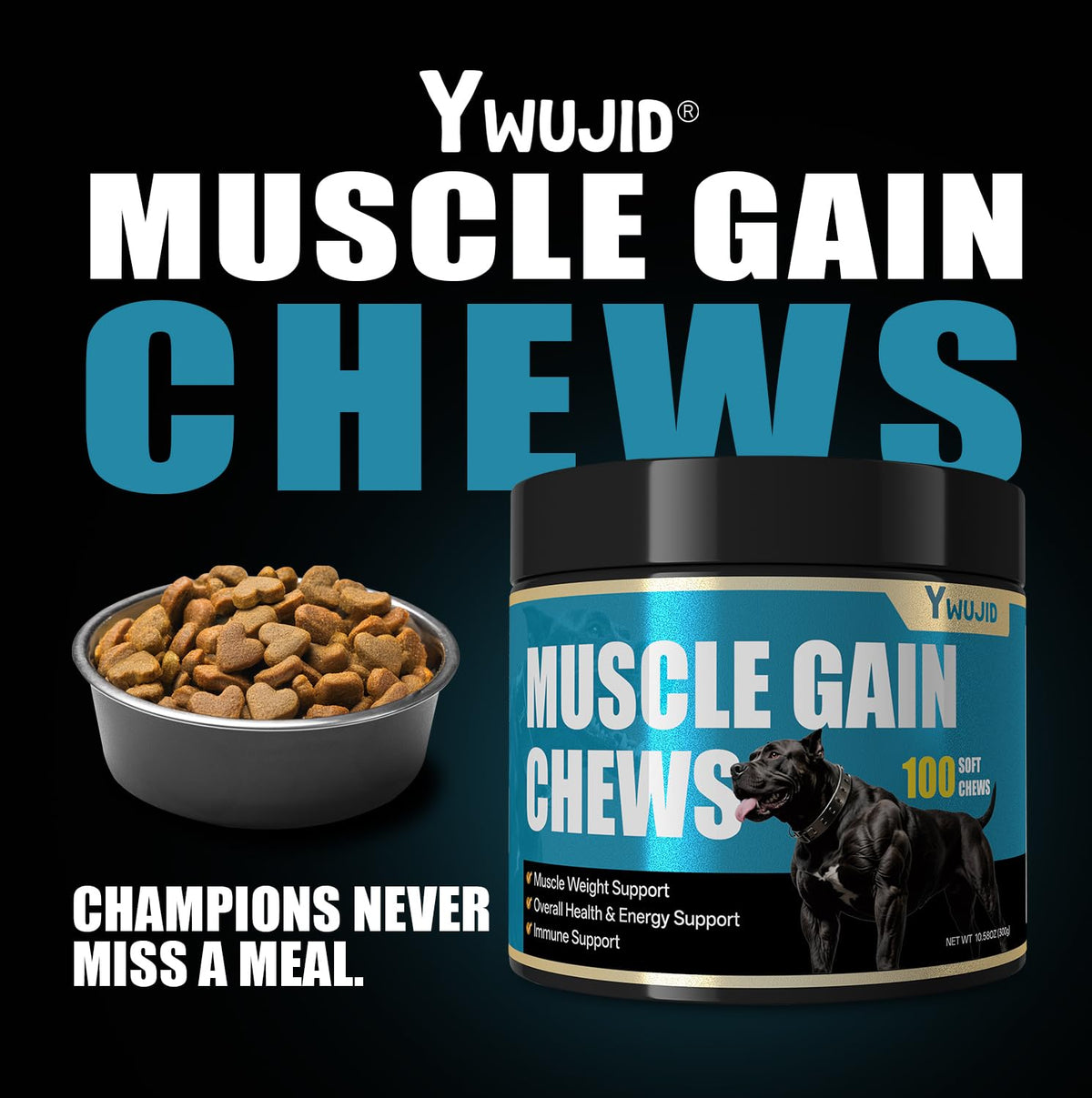 High Protein Dog Weight Gainer Chews T55805