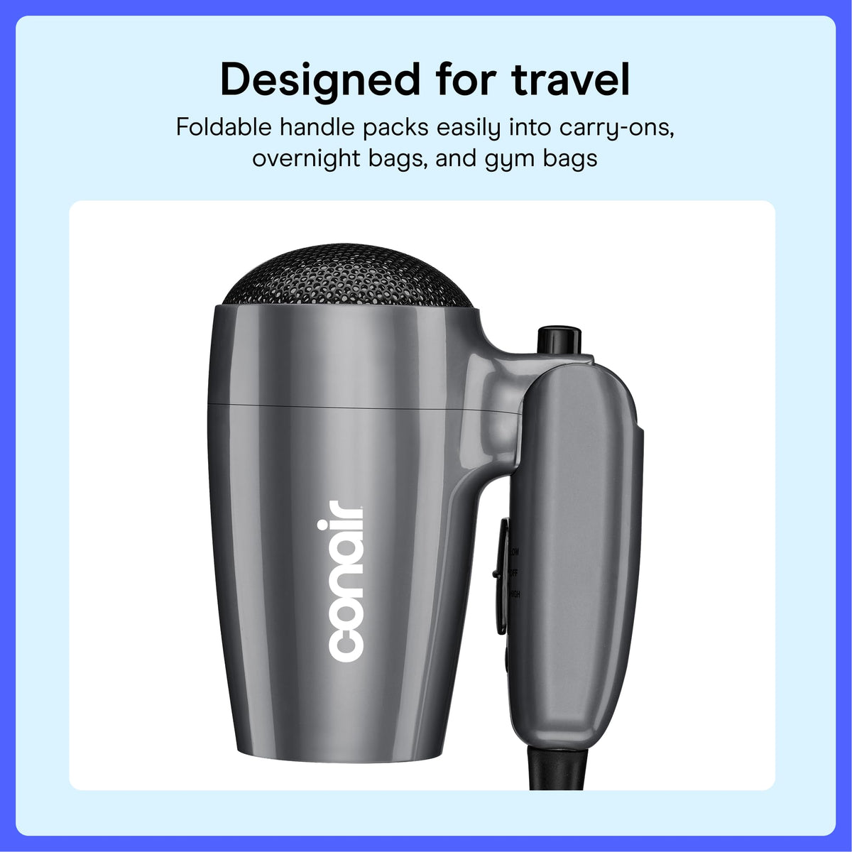 1875 Watt Travel Hair Dryer F3313