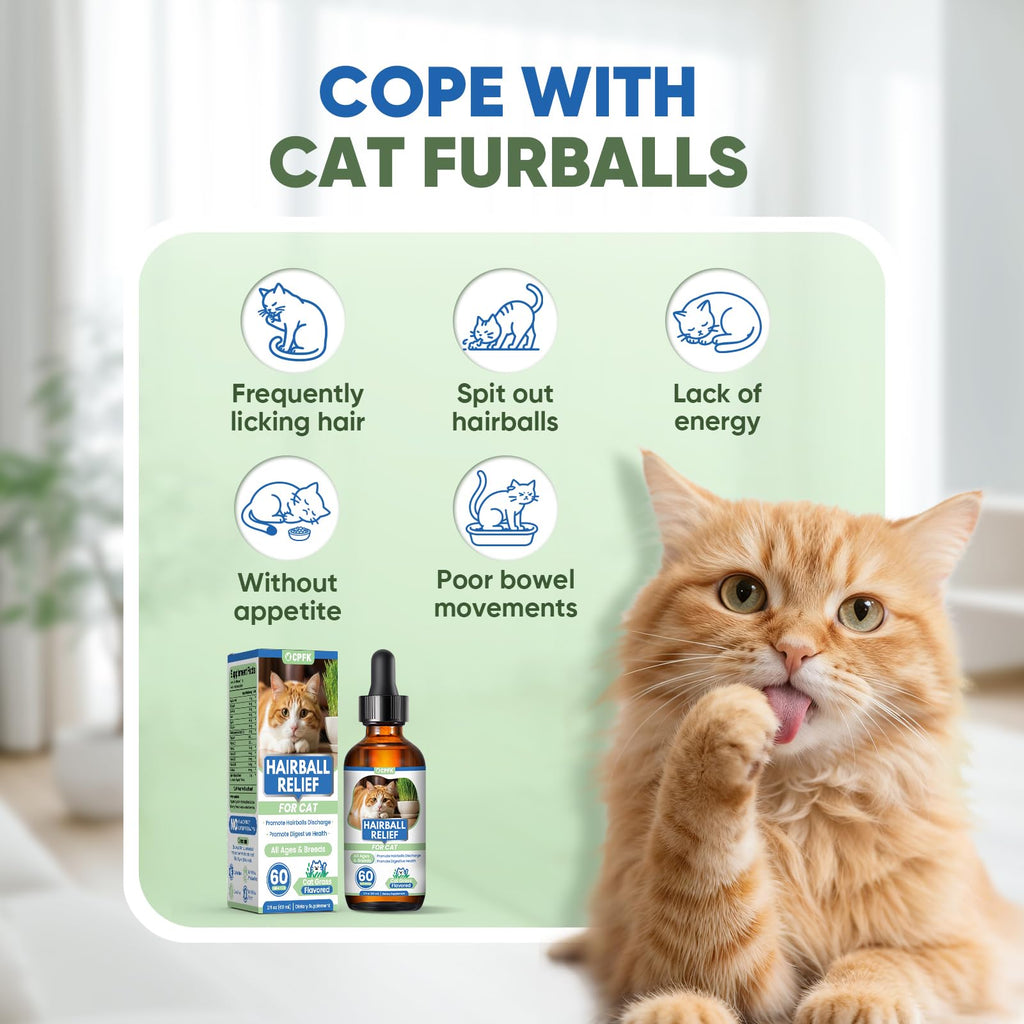 Cat Hairball Remedy Drops 60ml (2 fl oz) 2 Pack C72799
