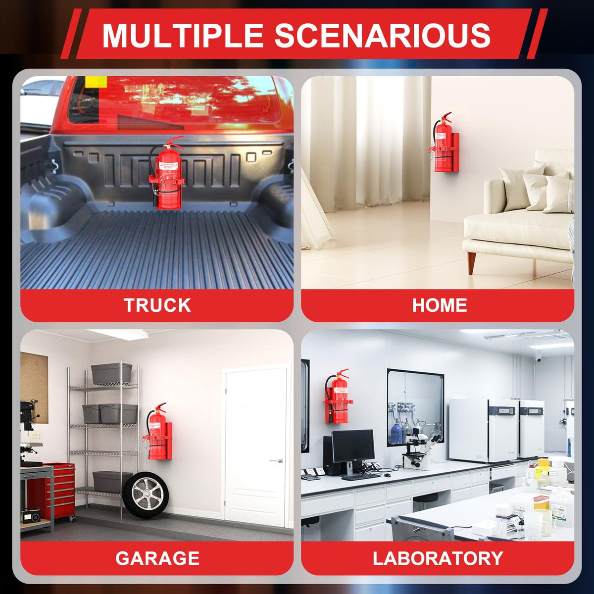 Heavy Duty Fire Extinguisher Mount M639670
