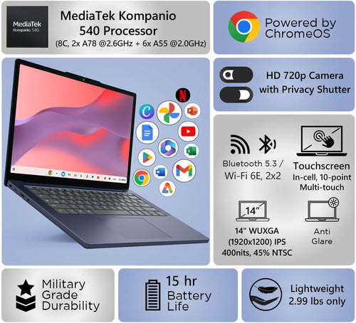 14" Touchscreen WUXGA Laptop Y266