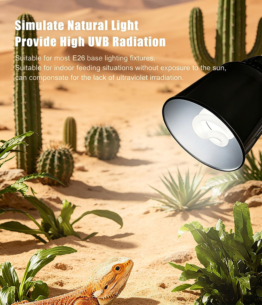 E26 Reptile UVB Light Bulb 26W 2-Pack N6365