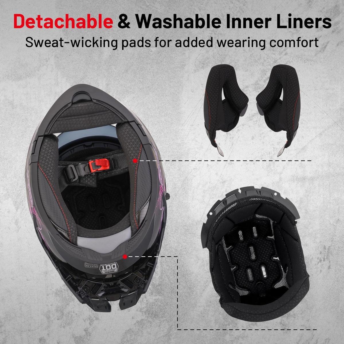 Full Face Motorcycle Helmet L518