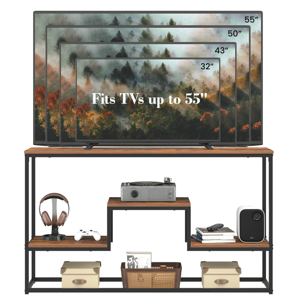 30" Tall Brown TV Stand Q555649