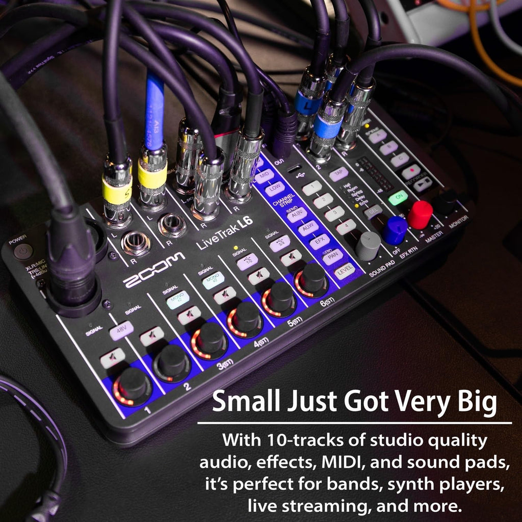 6-Channel Digital Mixer and Multitrack Recorder V4829