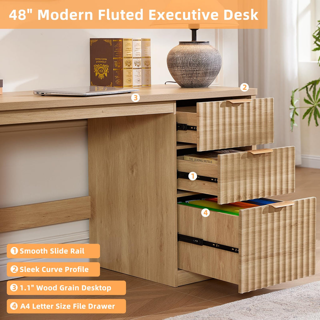Office Desk with 3 Drawers X263