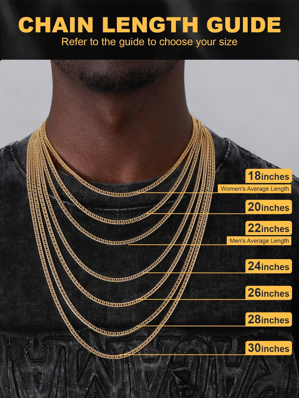 Cuban Link Chain Necklace L2584